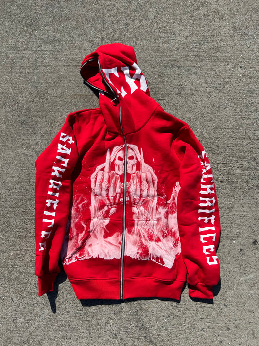 Sack Stalker - Red hoodie