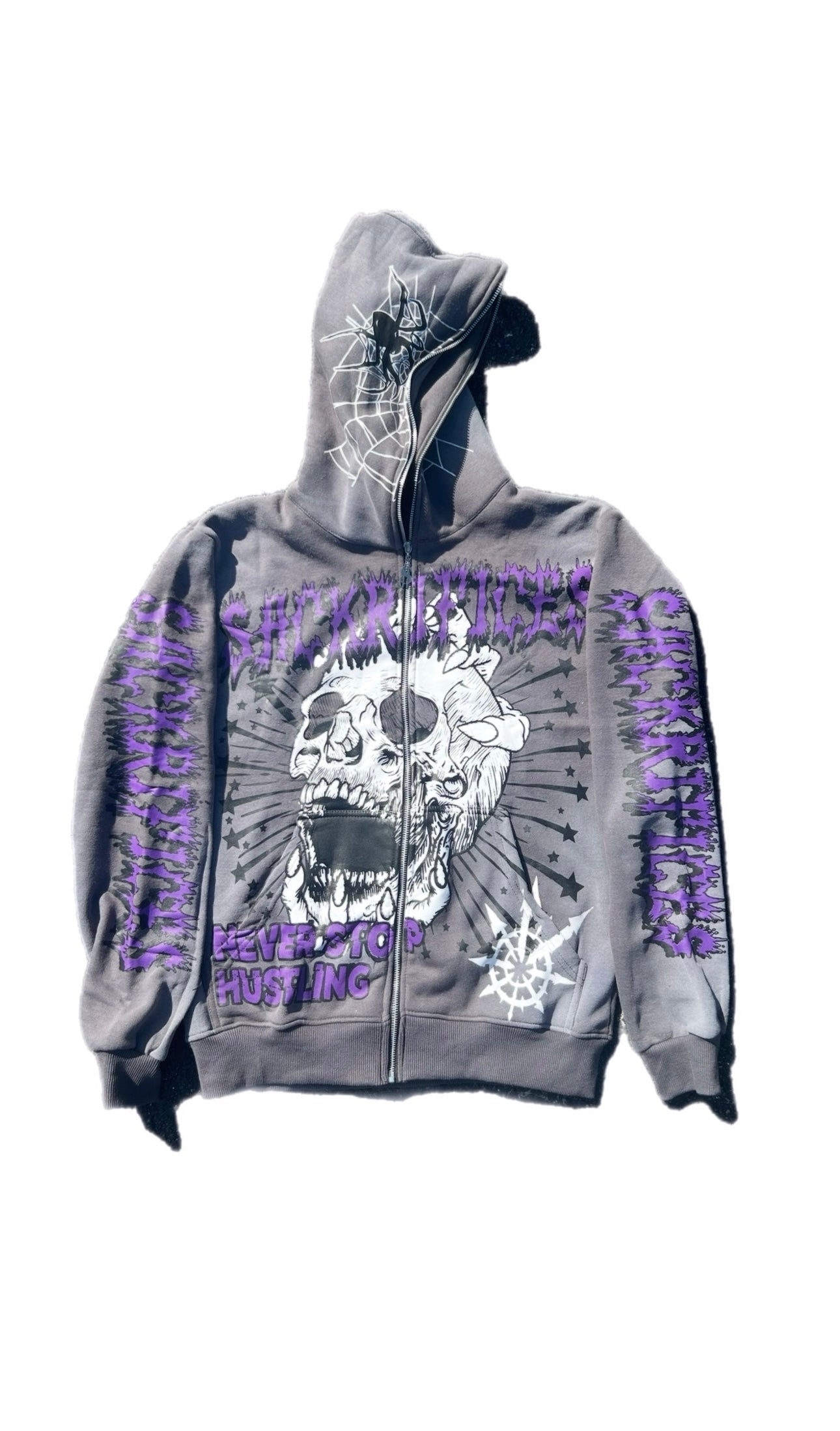 Sack Forever  - Grey Hoodie