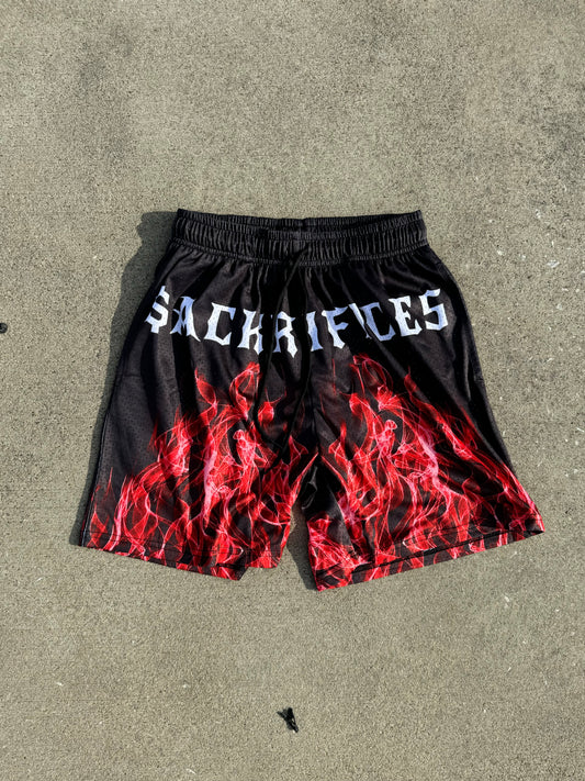 Sack Flame - B/Red Shorts