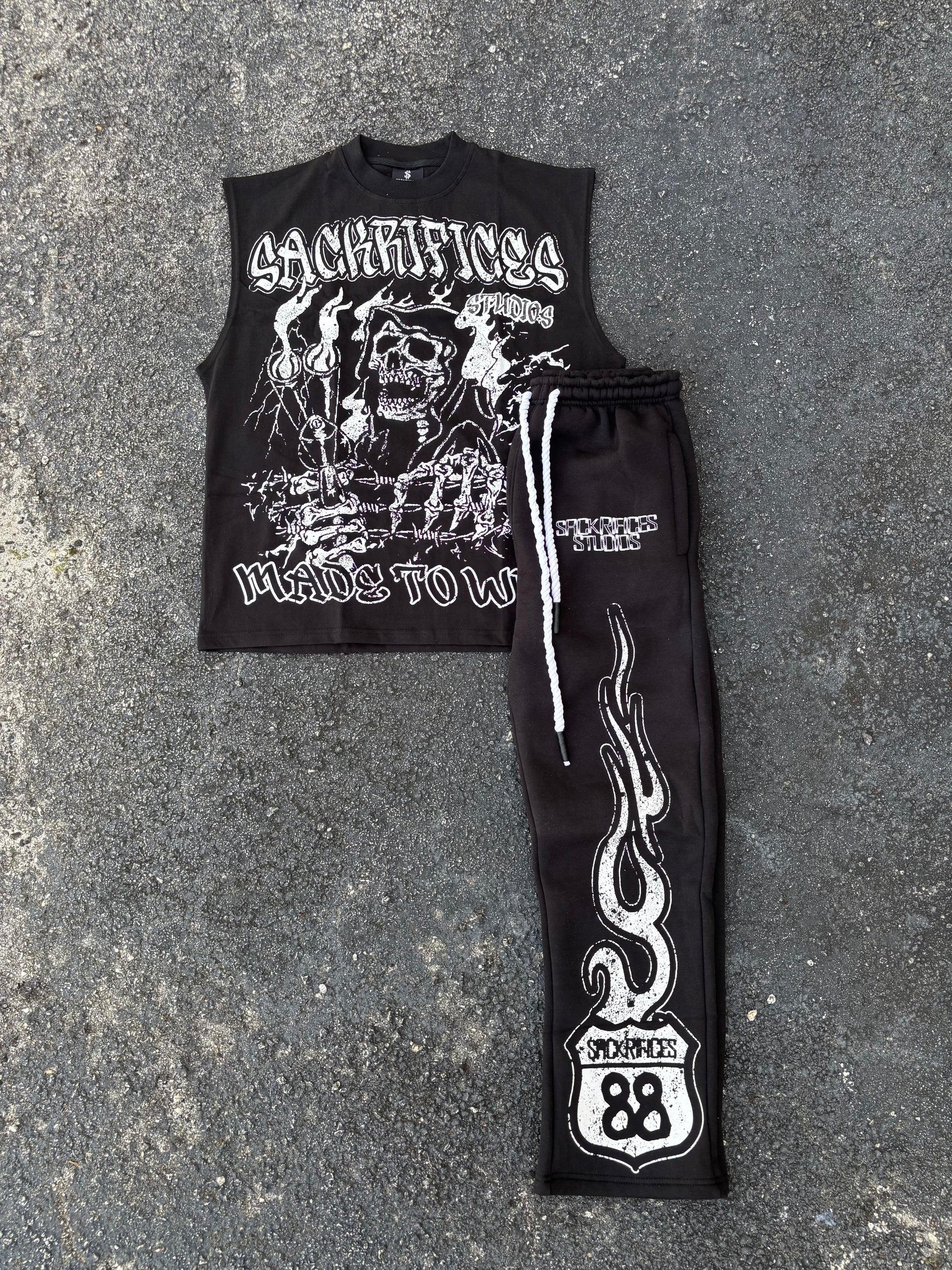 Sack Runner - Black Pants