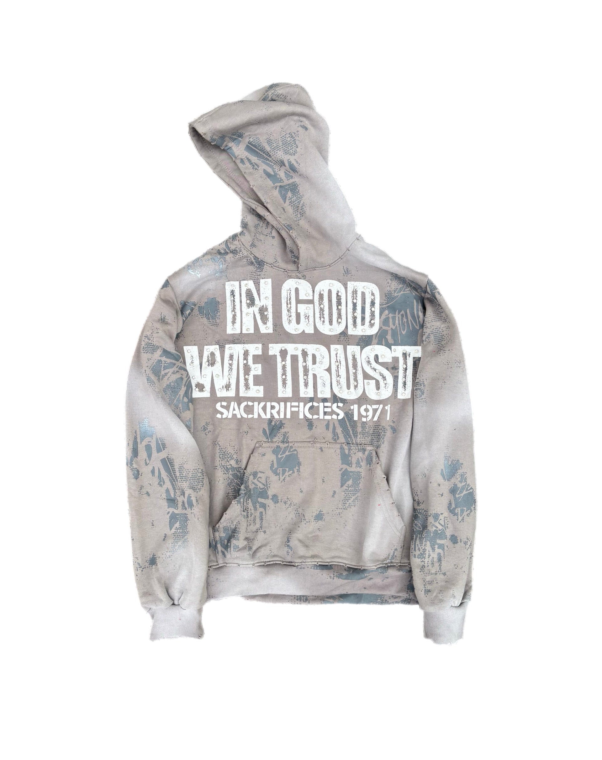 “We trust” - Grey Hoodie