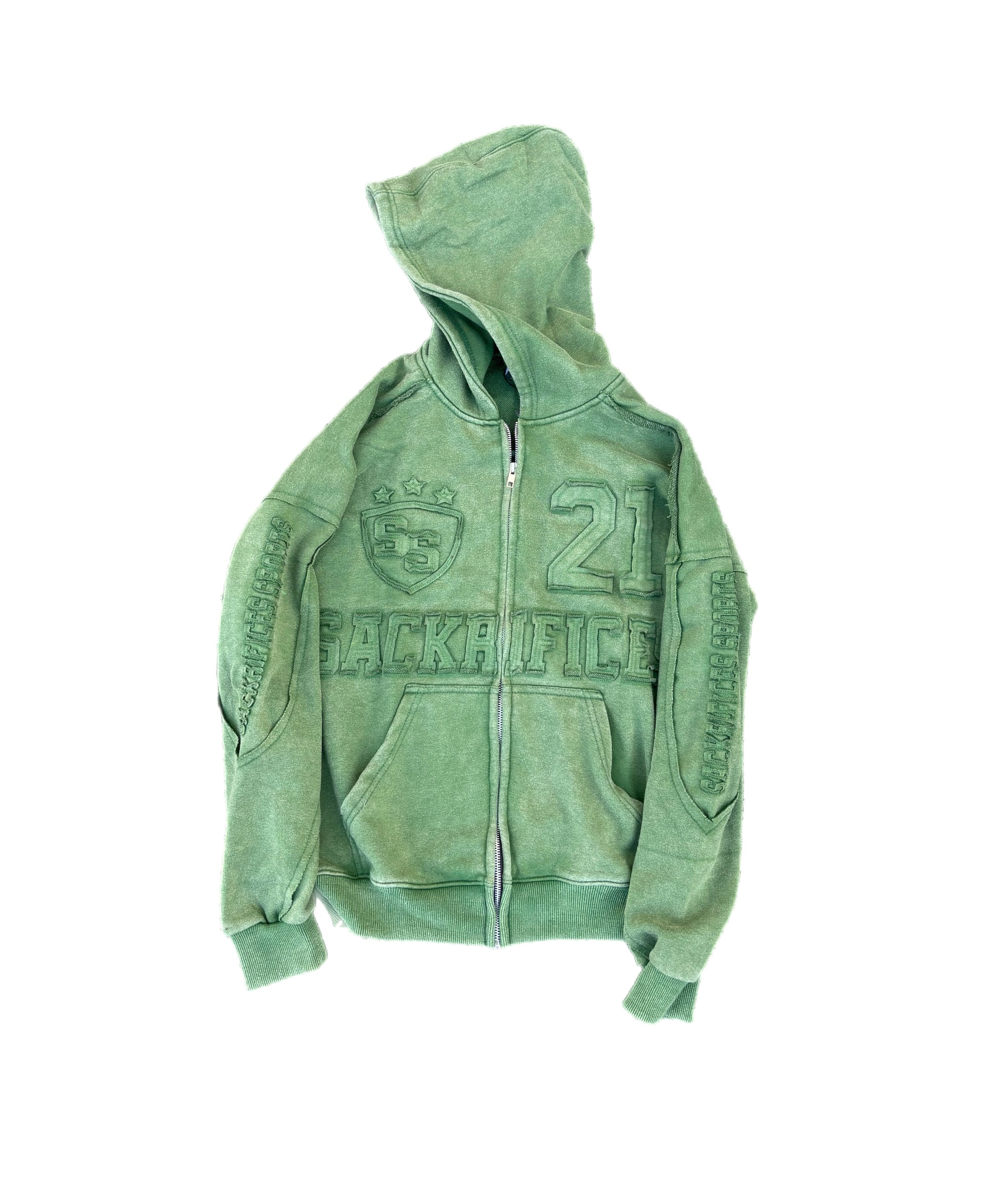 Sack Essence- Green Hoodie