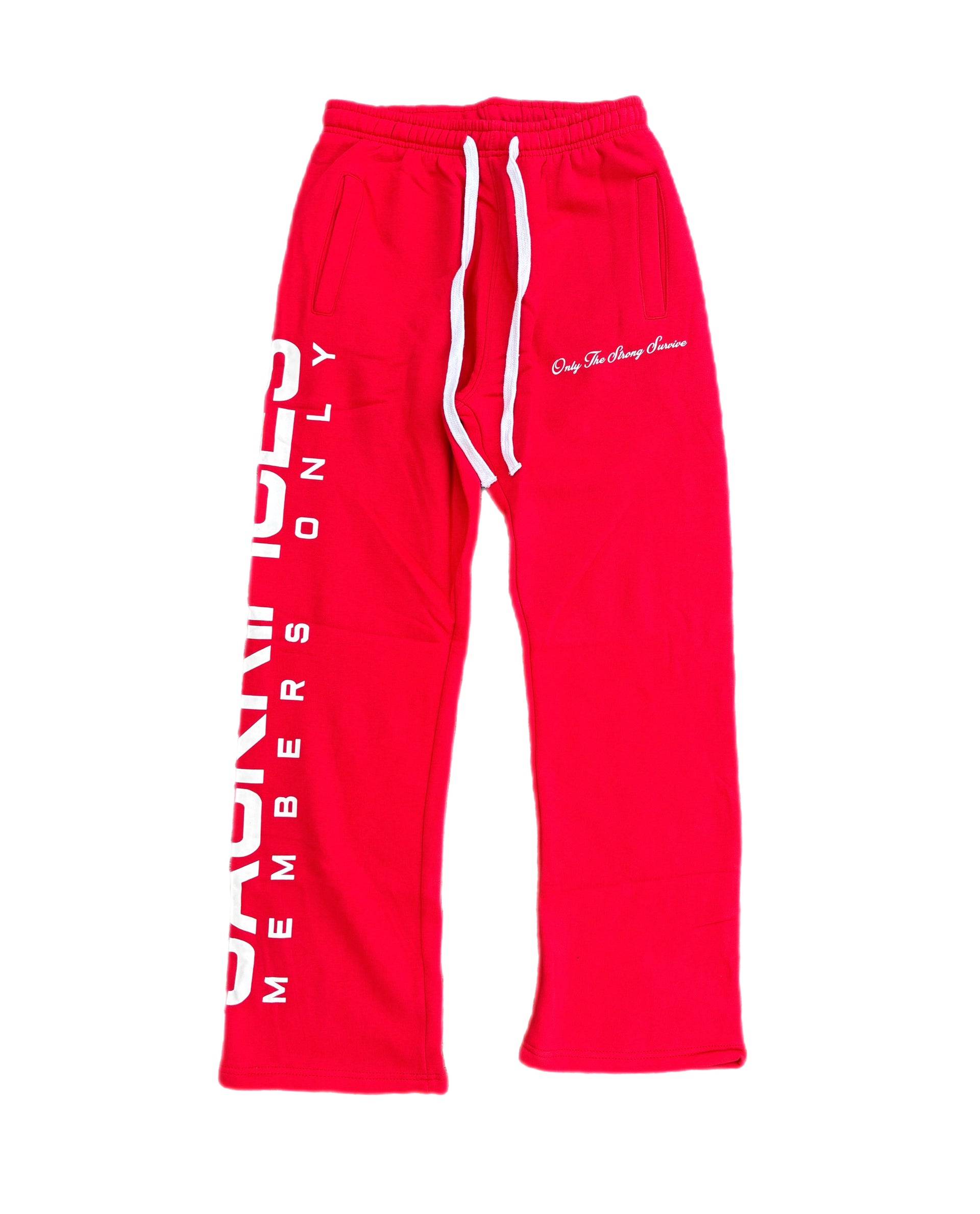 Sack Members - Red Sweats