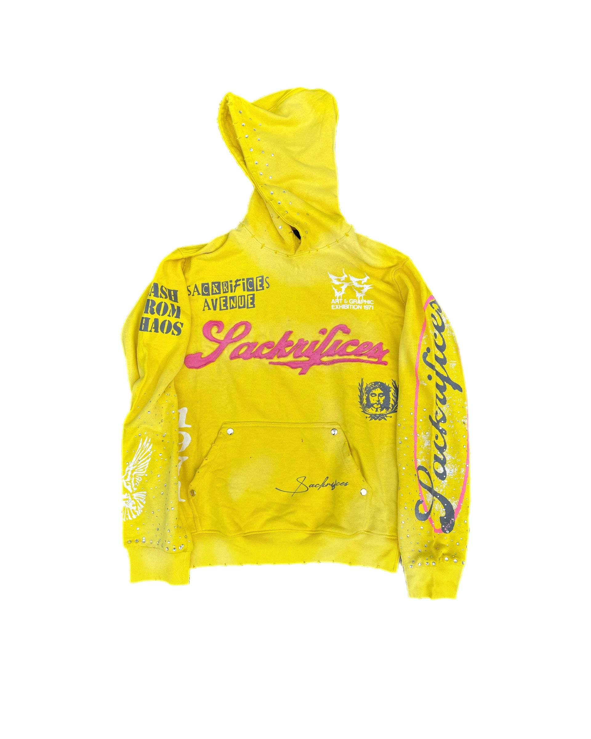 “Chaos” - Yellow Hoodie