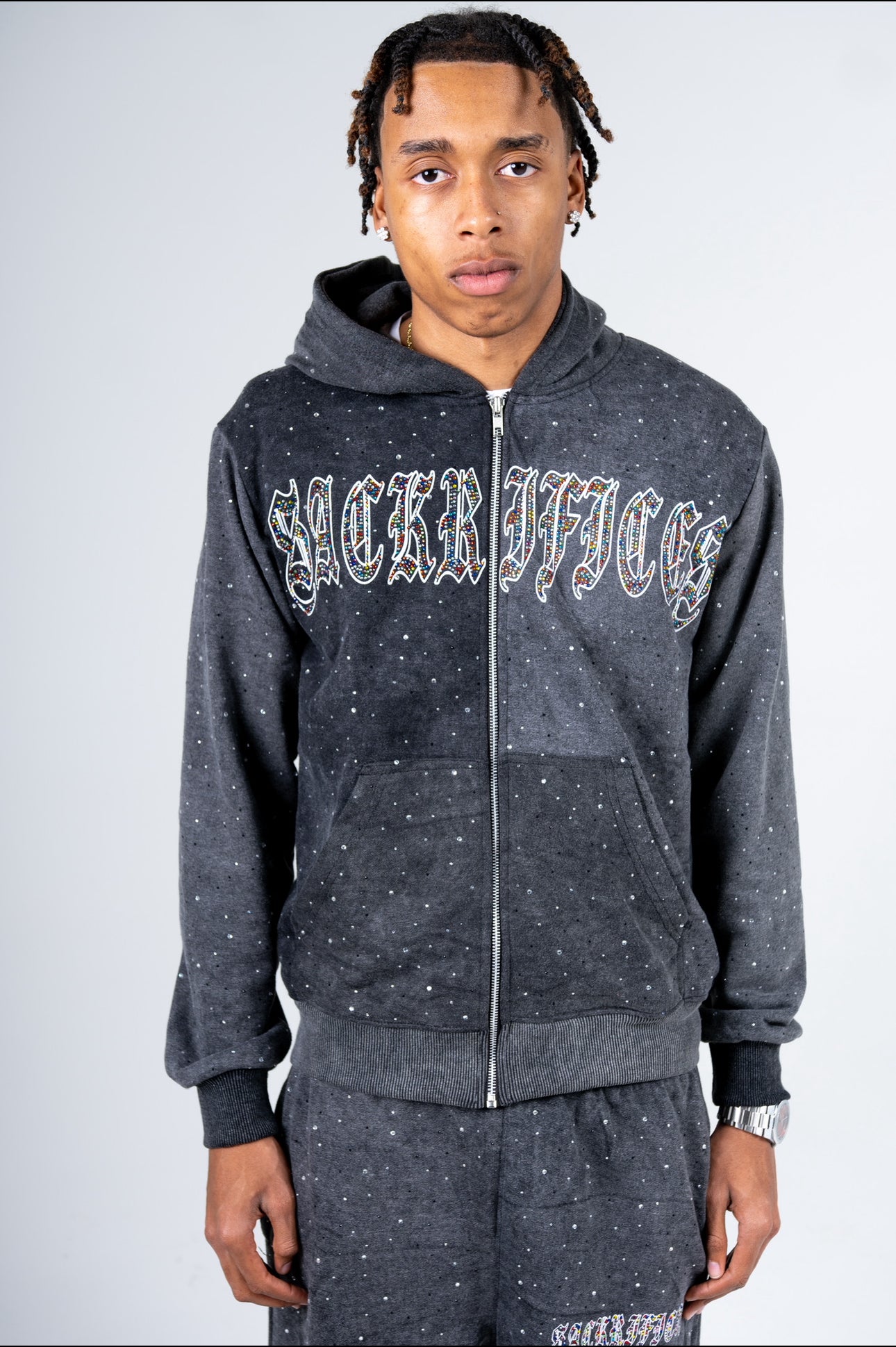 Sackrifices Rhinestone - Hoodie