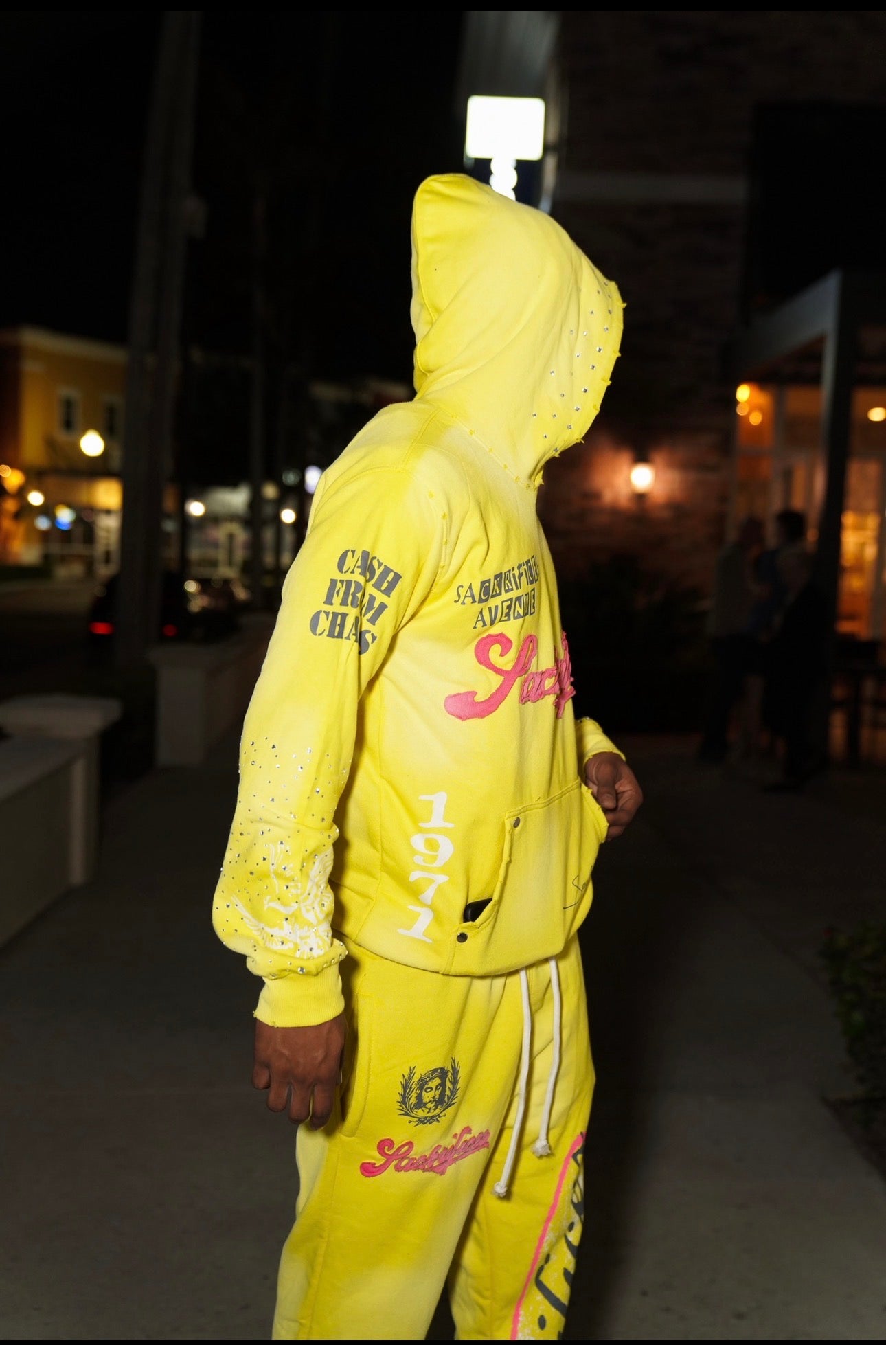 “Chaos” - Yellow Hoodie