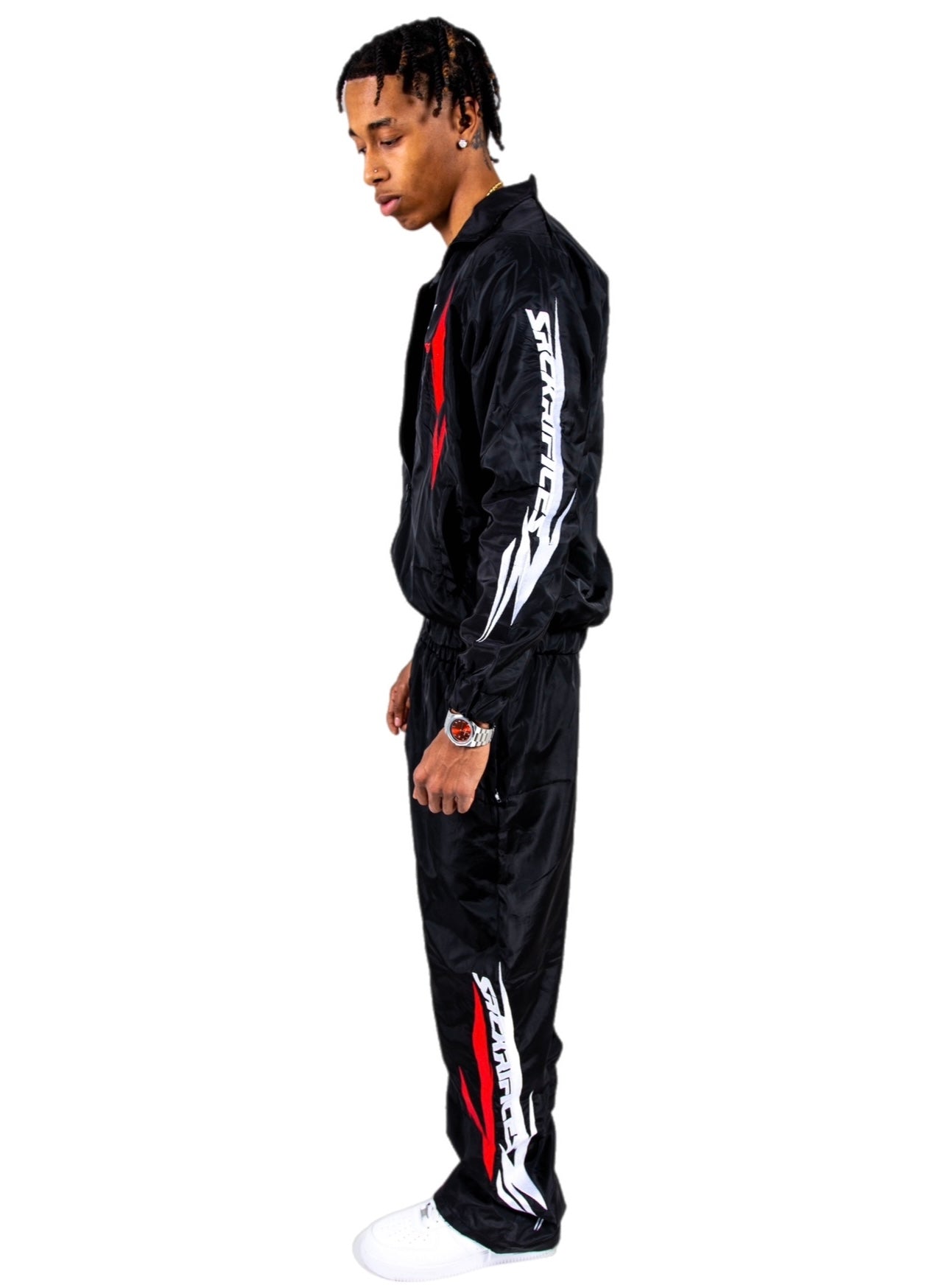 Sack “Moto” Windbreaker set -Blk